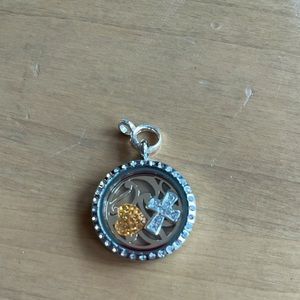 Origami Locket w/Charms